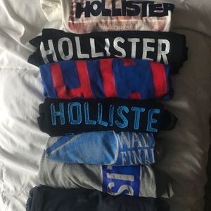 Bundle of Mens/Teens Hollister Short Sleeve Tees